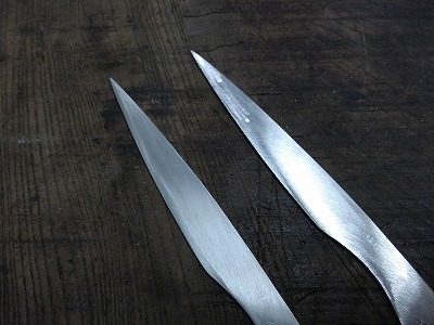 ペーパーナイフ製作工程