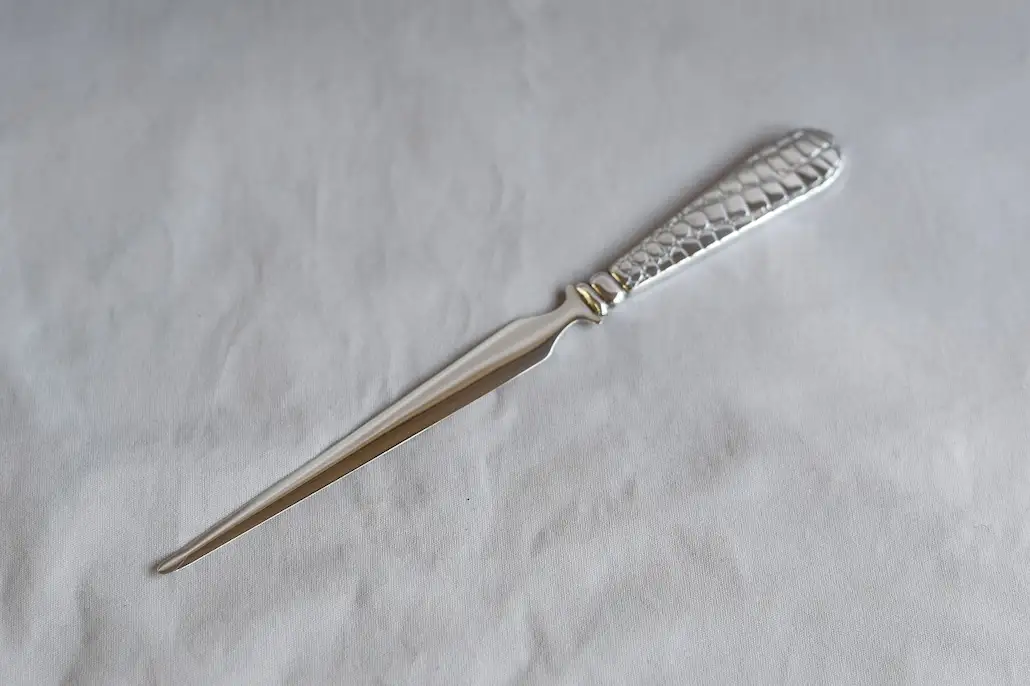 銀製ペーパーナイフ『クロコ』