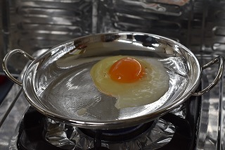 純銀鍋・卵焼き